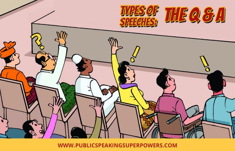 Types of Speeches: The Q & A – Public Speaking Super Powers