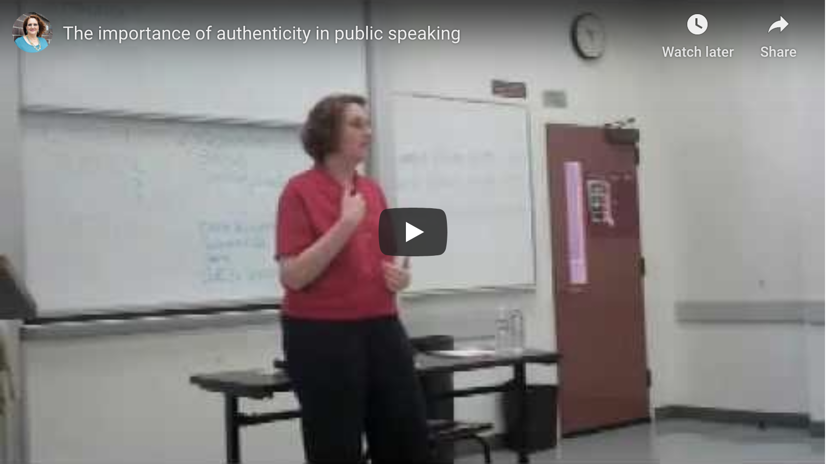 Speaking from your core - Public Speaking Super Powers