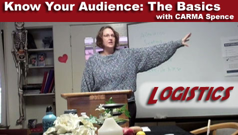 Know Your Audience - logistics