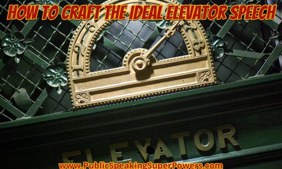 How to craft the idea elevator speech