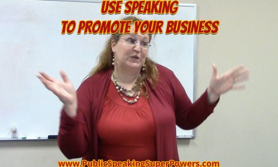 Use speaking to promote your business