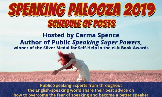 Speaking Palooza 2019 Schedule of Posts